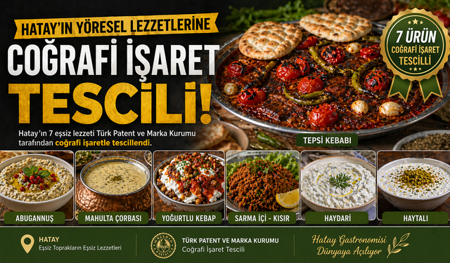 Hatay'da coğrafi işaret tescili alan 7 ürün tanıtıldı