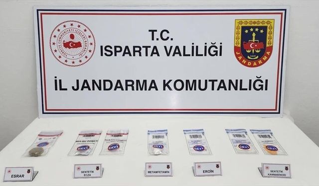 Isparta'da uyuşturucu operasyonlarında 3 şüpheli tutuklandı