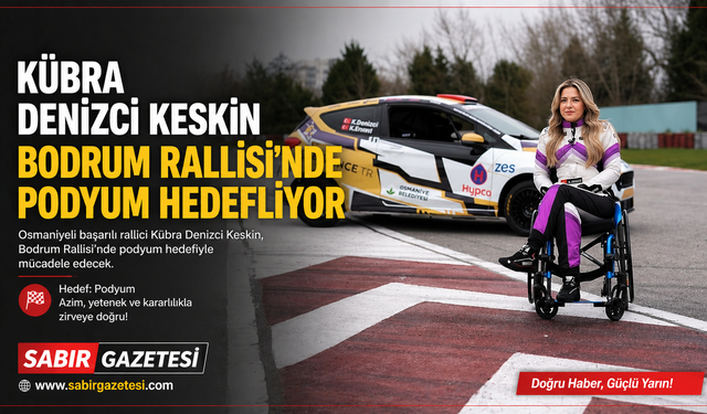 Kübra Denizci Keskin Bodrum Rallisi'nde podyum hedefliyor