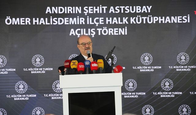 Kültür ve Turizm Bakan Yardımcısı Serdar Çam, Kahramanmaraş'ta kütüphane açılışına katıldı