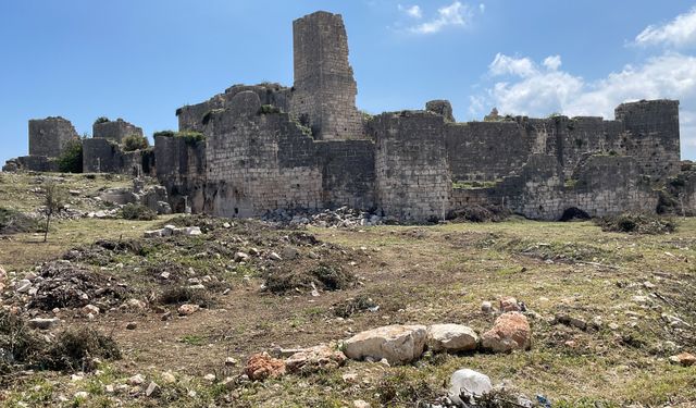 Mersin'deki Kızkalesi'nin kıyı kesiminde temizlik çalışması başlatıldı