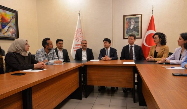 Osmaniye İl Millî Eğitim Müdürü YÖN Projesi Heyeti ile Buluştu