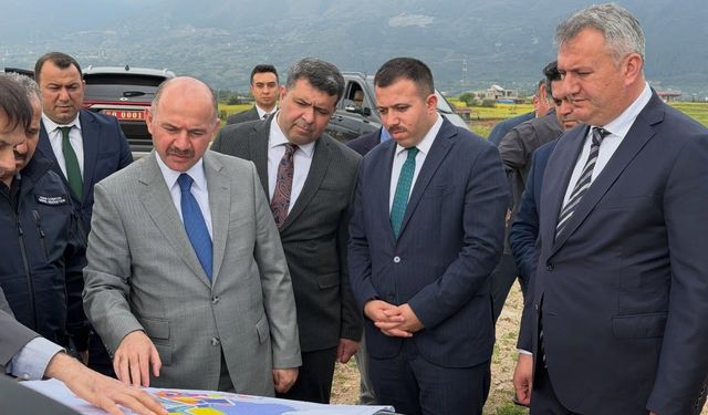 Osmaniye Valisi Serdengeçti Düziçi’nde: Organize Sanayi Bölgesi Gündemde