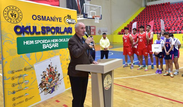 Osmaniye'de Okul Sporları 3X3 Basketbol Grup Birinciliği müsabakaları başladı