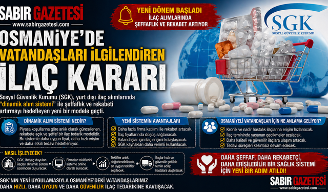 Osmaniye’de Vatandaşları İlgilendiren İlaç Kararı