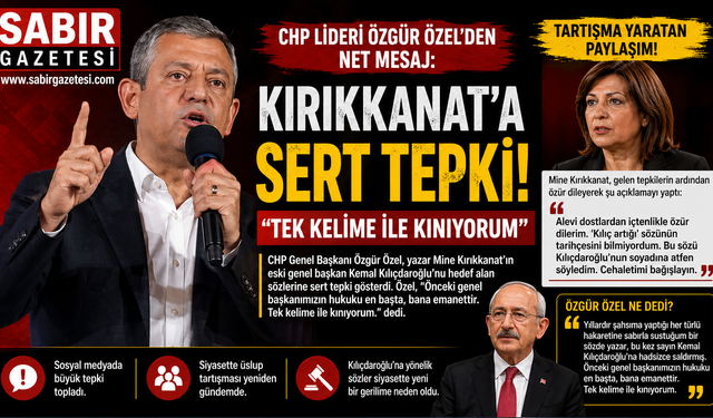 Özgür Özel’den Kırıkkanat’a Sert Tepki