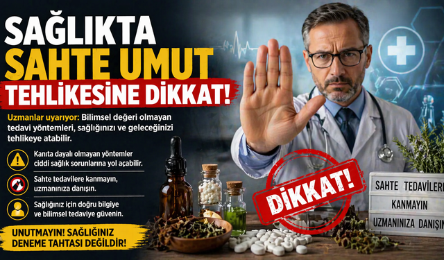 Sağlıkta Sahte Umut Tehlikesine Dikkat !