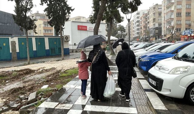 Şanlıurfa'da sağanak etkili oldu