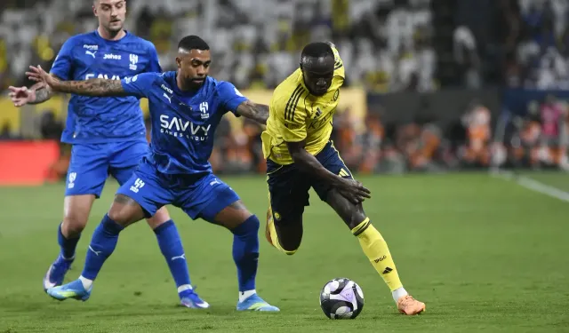 Al Nassr ve Al Hilal maçından gol sevinci