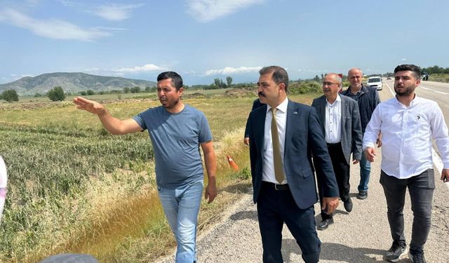 Anahtar Parti Heyetinden Afet Bölgesinde İnceleme