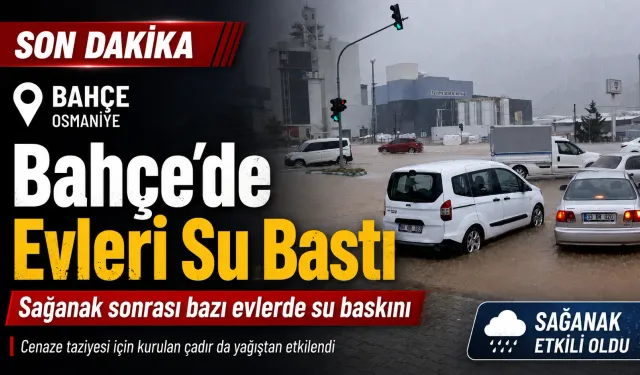 Bahçe’de Evleri Su Bastı