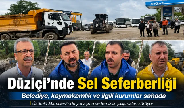 Düziçi’nde Kapanan Yollar Açılıyor