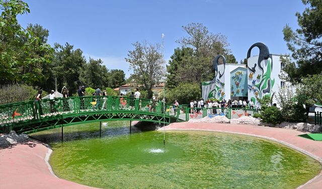 Gaziantep Doğal Yaşam Parkı'nda bayram yoğunluğu yaşanıyor