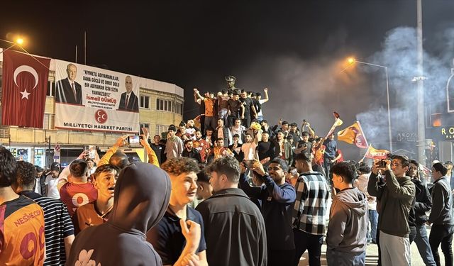 Gaziantep ve çevre illerde Galatasaray'ın şampiyonluğu kutlanıyor