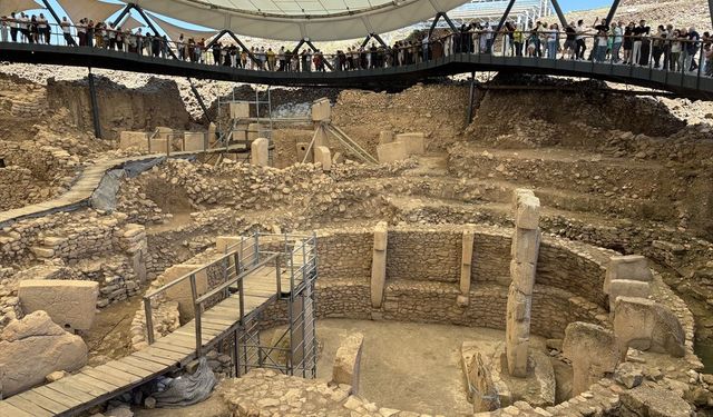 Göbeklitepe'de bayram tatili yoğunluğu yaşanıyor