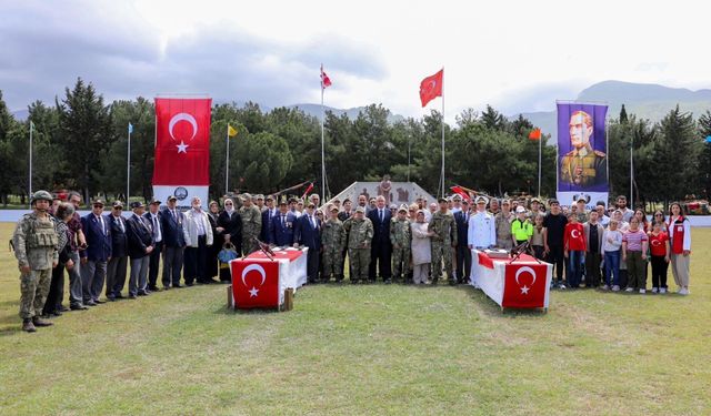İskenderun'da engelli gençler bir günlüğüne temsili asker oldu