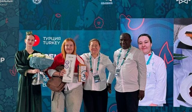 ISUBÜ ekibi, Rusya'daki uluslararası gastronomi turnuvasında ödül kazandı
