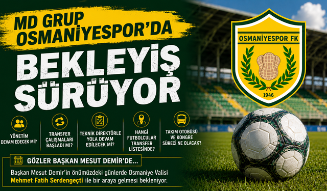 MD Grup Osmaniyespor’da Bekleyiş Sürüyor