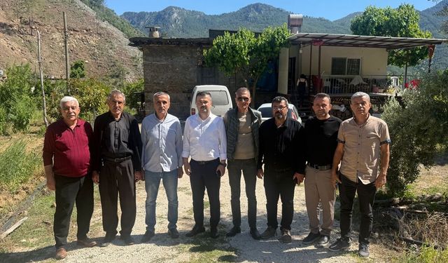 MHP Anamur ilçe Başkanı Mehmet Yayla mahalle ziyaretlerini sürdürüyor