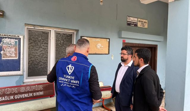 Osmaniye İl Müftülüğü Sel Bölgesinde İncelemelerde Bulundu