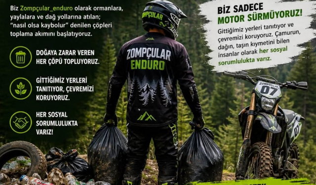 Zompçular Enduro’dan Temiz Doğa Çağrısı