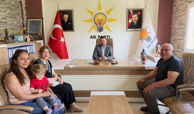 AK Parti Düziçi İlçe Başkanlığında Samimi Ziyaret