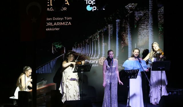 Alanya'daki Syedra Antik Kenti'nde klasik müzik konseri düzenlendi