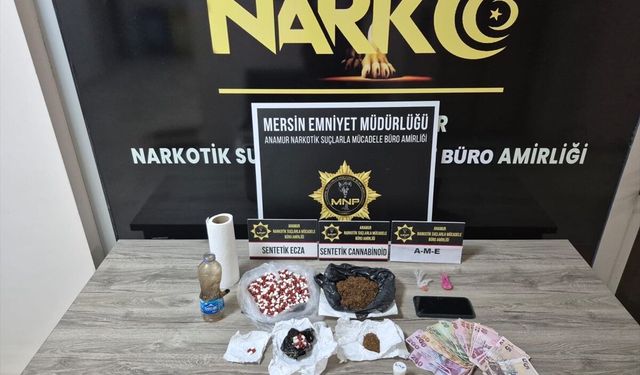 Anamur'da uyuşturucu operasyonunda yakalanan şüpheli tutuklandı
