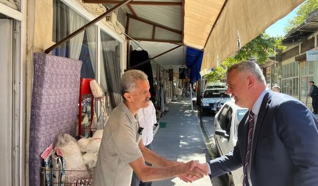Başkan Mustafa İba'dan Düziçi Esnafına Ziyaret
