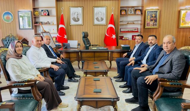Durmuşoğlu ve İba'dan Kaymakamlık Ziyareti