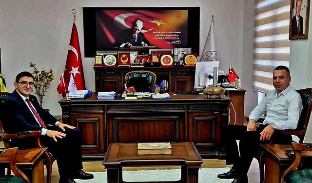Erzin Kaymakamı’ndan Sumbas Kaymakamı’na iade-i ziyaret