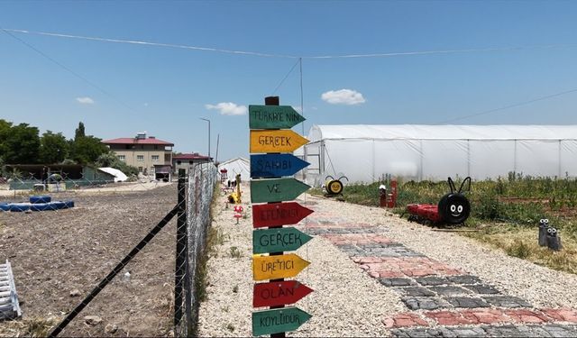 Kahramanmaraş'ta engelli öğrenciler için tarım teknoloji alanı açıldı