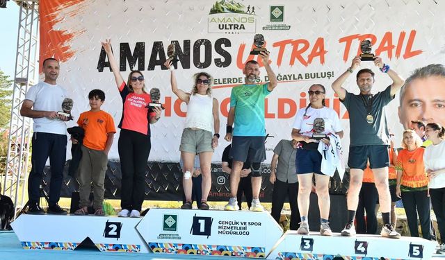 Amanos Ultra Trail'de Ödüller Sahiplerini Buldu