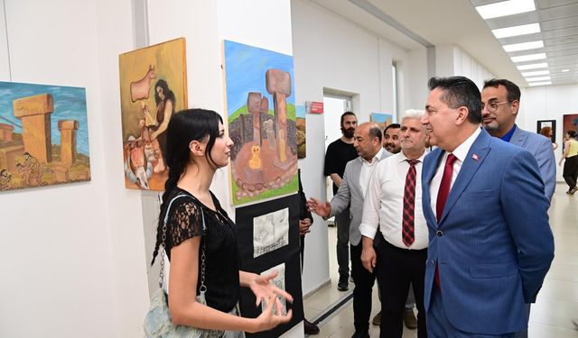 OKÜ’de “Geleneksel Eskiz Günleri: Göbeklitepe” Sergisi Açıldı
