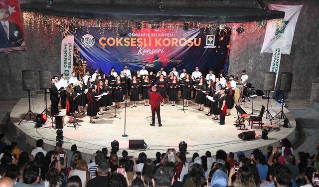 Osmaniye Belediyesi Çok Sesli Korosu’ndan Sezon Finali Konseri