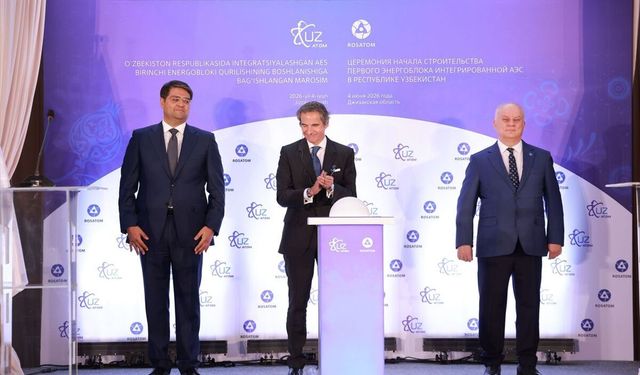 Rusya ve Özbekistan Cumhurbaşkanları, Özbekistan'ın ilk nükleer güç santralinin inşasını başlattı