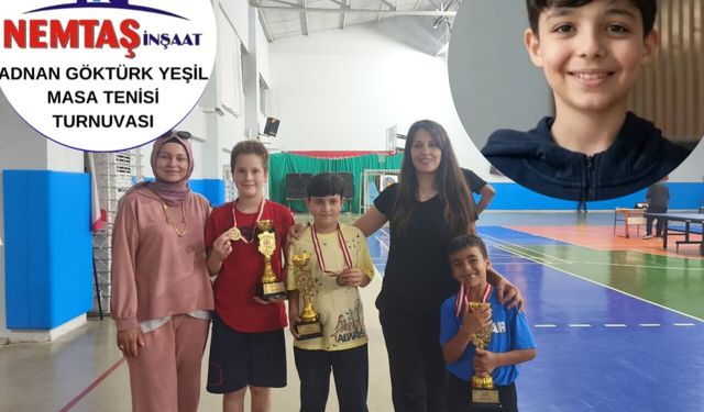ŞEHİT ADNAN GÖKTÜRK ANISINA MASA TENİSİ TURNUVASI DÜZENLENDİ