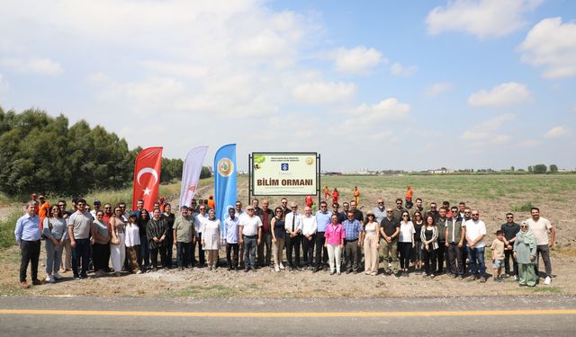 Tarsus Üniversitesi adına 'Bilim Ormanı' oluşturuldu
