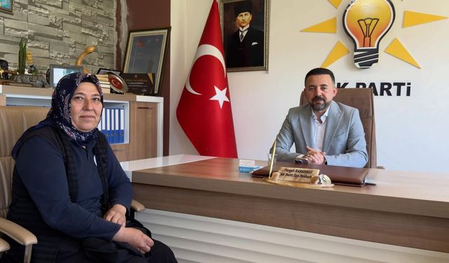 Turgut Kararmaz Nebahat Yanbak’ı Ağırladı