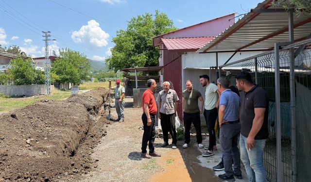 Yarbaşı'nda Doğalgaz Çalışmaları Sürüyor