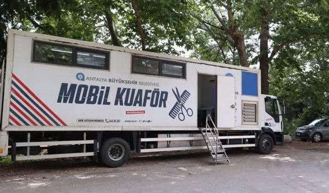 Antalya'da Mobil Kuaför Hizmeti Yaylalara Taşındı