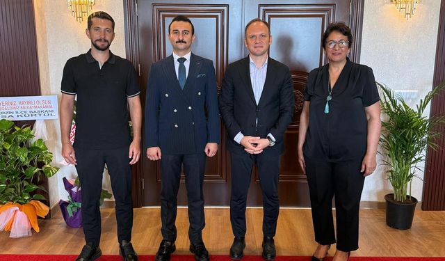 AK Parti Erzin Teşkilatından Kaymakam Akpınar'a Ziyaret