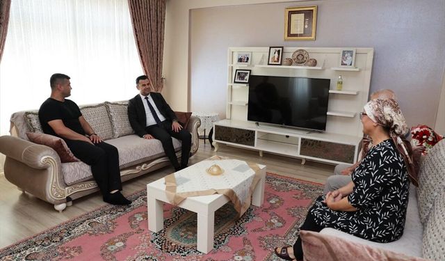 Akdeniz Kaymakamı Beşikci'den gazilere ve şehit yakınlarına ziyaret