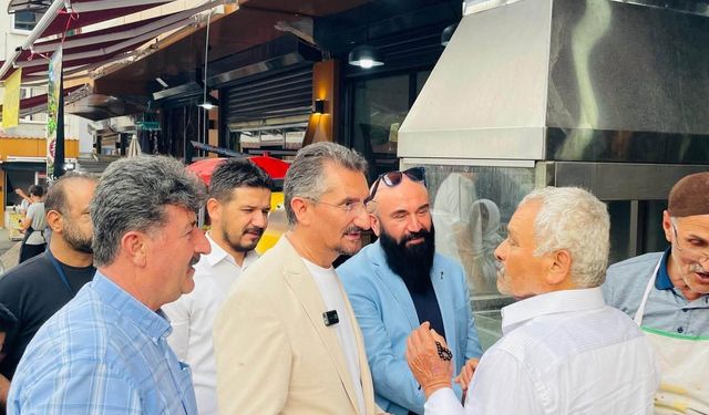 Anahtar Parti Osmaniye Zorkun'da Esnafla Buluştu