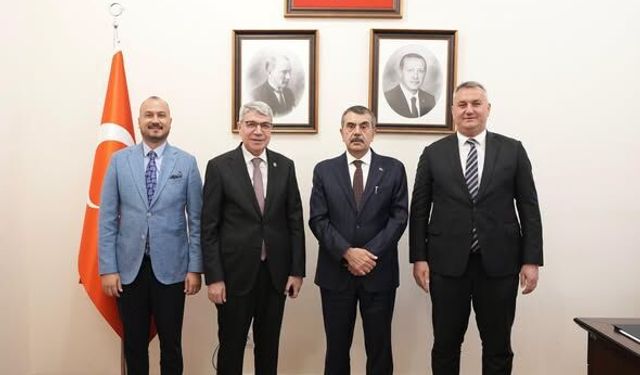 Başkan İba’dan Bakan Tekin’e Eğitim Ziyareti