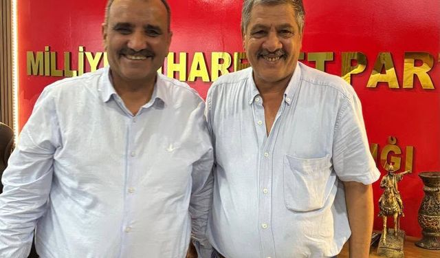 Binbaşı Ahmet Gice’den MHP Ceylanpınar’a Ziyaret