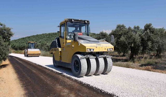 Bursa Mudanya’da Kırsal Yollar Yenileniyor