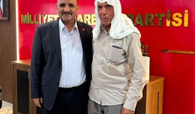 Sinan Gül’den MHP Ceylanpınar İlçe Başkanı Halil Tetik’e Ziyaret