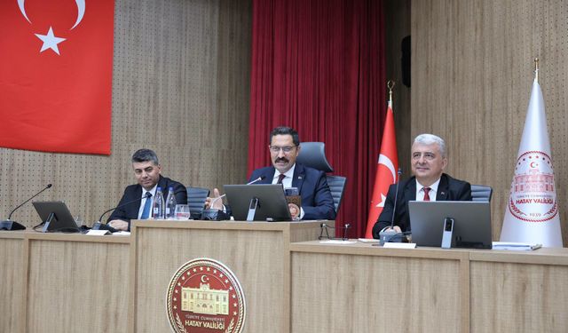 DSİ Hatay Yatırımları Koordinasyon Kurulunda Anlatıldı