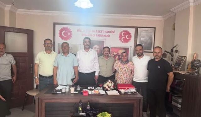 MHP Düziçi İlçe Başkanlığına Hayırlı Olsun Ziyareti